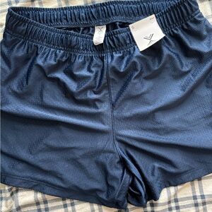 Xersion Navy Athletic Shorts with Elastic Waistband